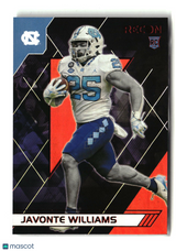 Javonte Williams 2021 Panini Chronicles Draft Picks Red #148 #/149