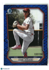 Tyler Bremner 2026 Bowman Chrome Prospects Reptilian Blue Refractor #BCP-9