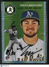 Shea Langeliers 2023 Topps Chrome Platinum Anniversary Prism Refractors #5