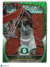 Kel'el Ware 2022-23 Bowman University Chrome Green Shimmer #68 #/99
