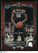 Coen Carr 2025-26 Bowman Chrome Prospects Reptilian Orange #BCP-35 #/25