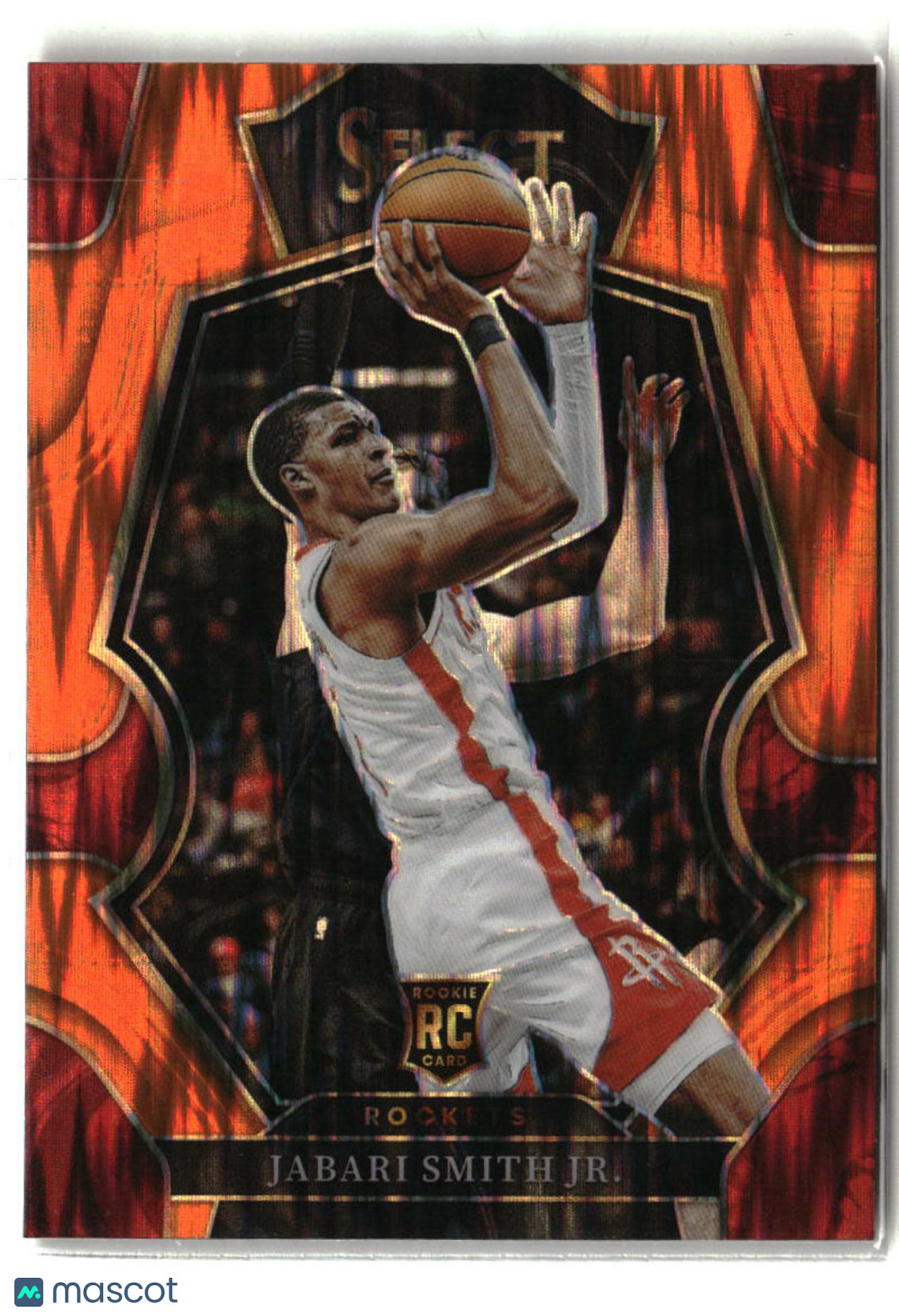 Jabari Smith Jr. 2022-23 Panini Select Orange Flash Prizms #184