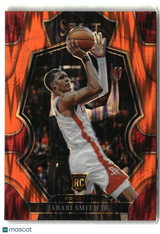 Jabari Smith Jr. 2022-23 Panini Select Orange Flash Prizms #184