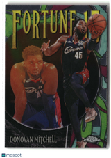 Donovan Mitchell 2025-26 Topps Chrome Update Fortune 15 #F15-10