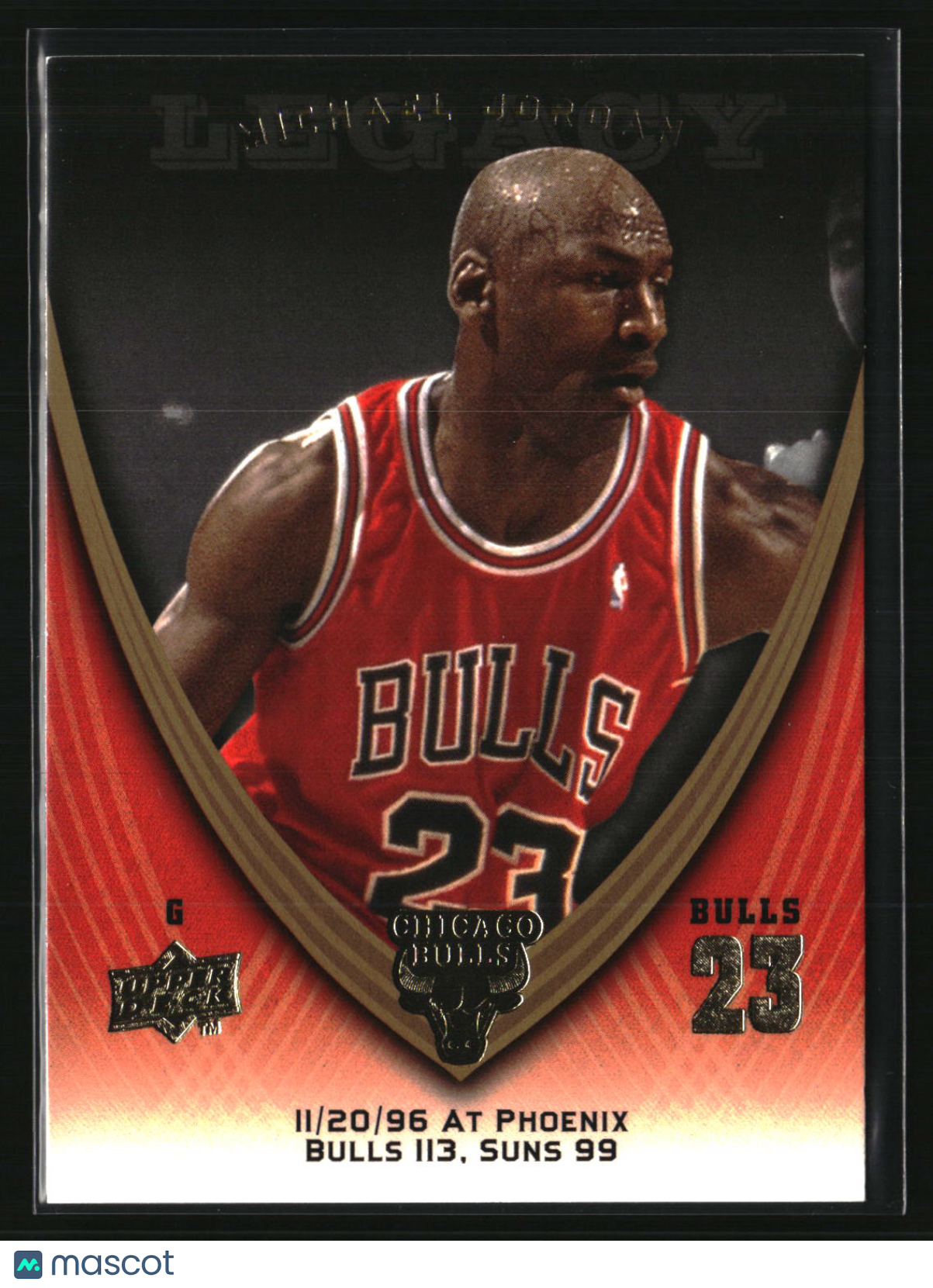 Michael Jordan 2008-09 Upper Deck Michael Jordan Legacy Collection #777