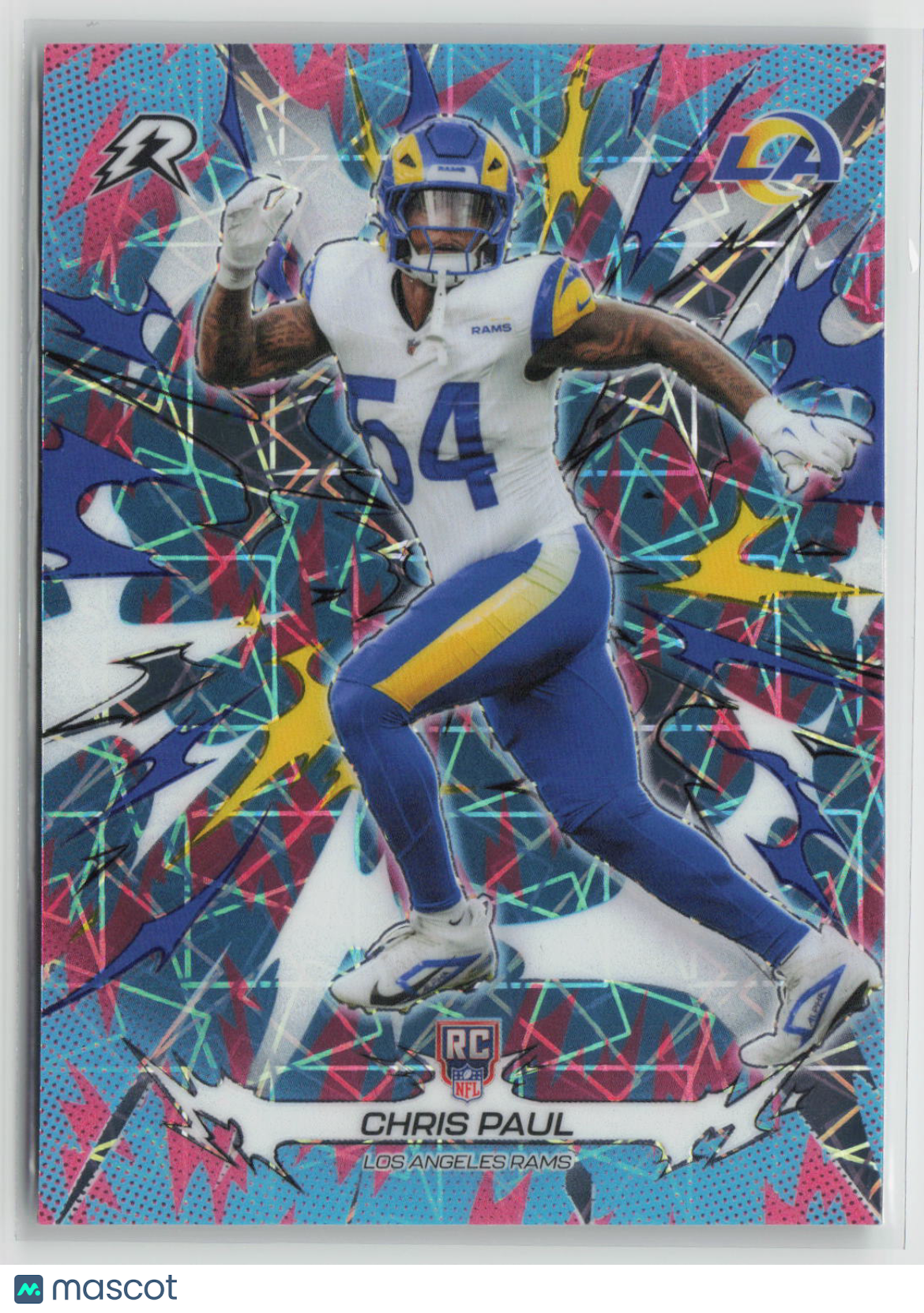 Chris Paul Jr. 2025 Topps Resurgence Sky Blue & Pink Shock Refractor #153