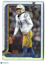 Cameron Dicker 2025 Topps Chrome Refractor #162