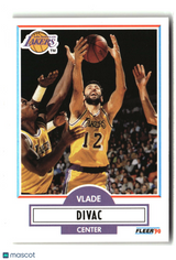 Vlade Divac 1990-91 Fleer #91