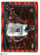 Sion James 2025-26 Topps Chrome Orange RayWave Refractor #283 #/25