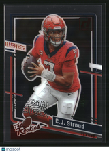 C.J. Stroud 2023 Clearly Donruss The Rookies Red #12 #/100
