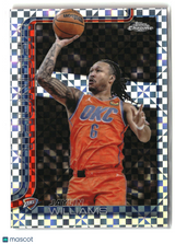 Jaylin Williams 2025-26 Topps Chrome X-Fractor #105
