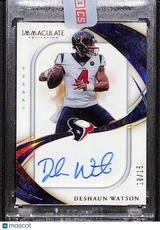Deshaun Watson 2020 Immaculate Shadowbox Signatures #SS-DW #/15