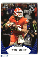 Trevor Lawrence 2021 Leaf Draft Blue #1