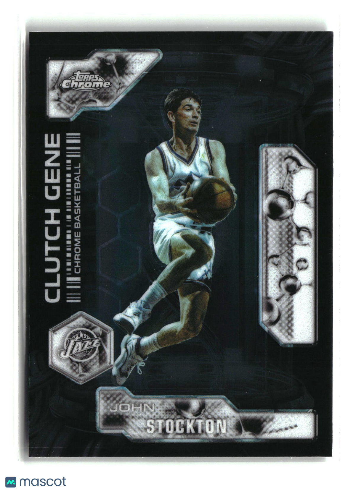 John Stockton 2025-26 Topps Chrome Update Clutch Gene #CG-30