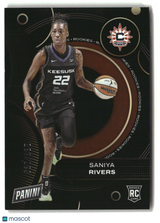 Saniya Rivers 2025 Panini WNBA Player of the Day Rookies Orange #RC7 #/199