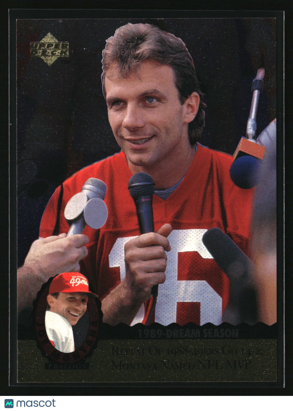 Joe Montana 1995 Upper Deck Joe Montana Trilogy #MT11