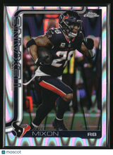 Joe Mixon 2025 Topps Chrome Ray Wave Refractor #120