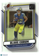 Blake Corum 2024 Clearly Donruss Clearly The Rookies #19