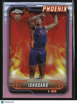 Oso Ighodaro 2024-25 Topps Chrome Pink Refractor #184
