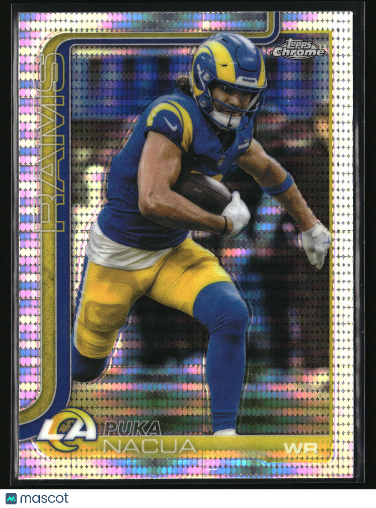 Puka Nacua 2025 Topps Chrome Pulsar Refractor #166