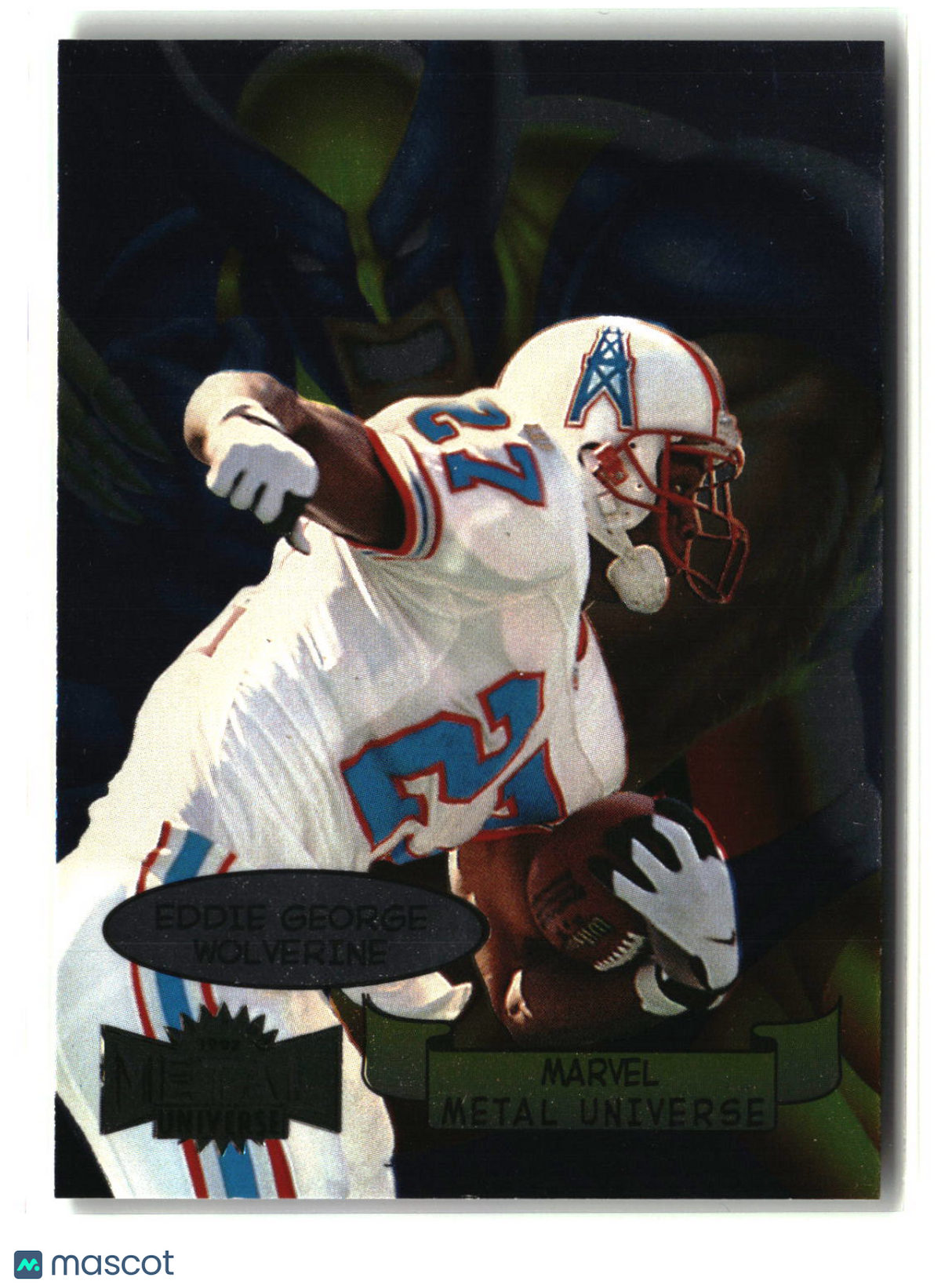 Eddie George 1997 Metal Universe Marvel Metal Universe #4
