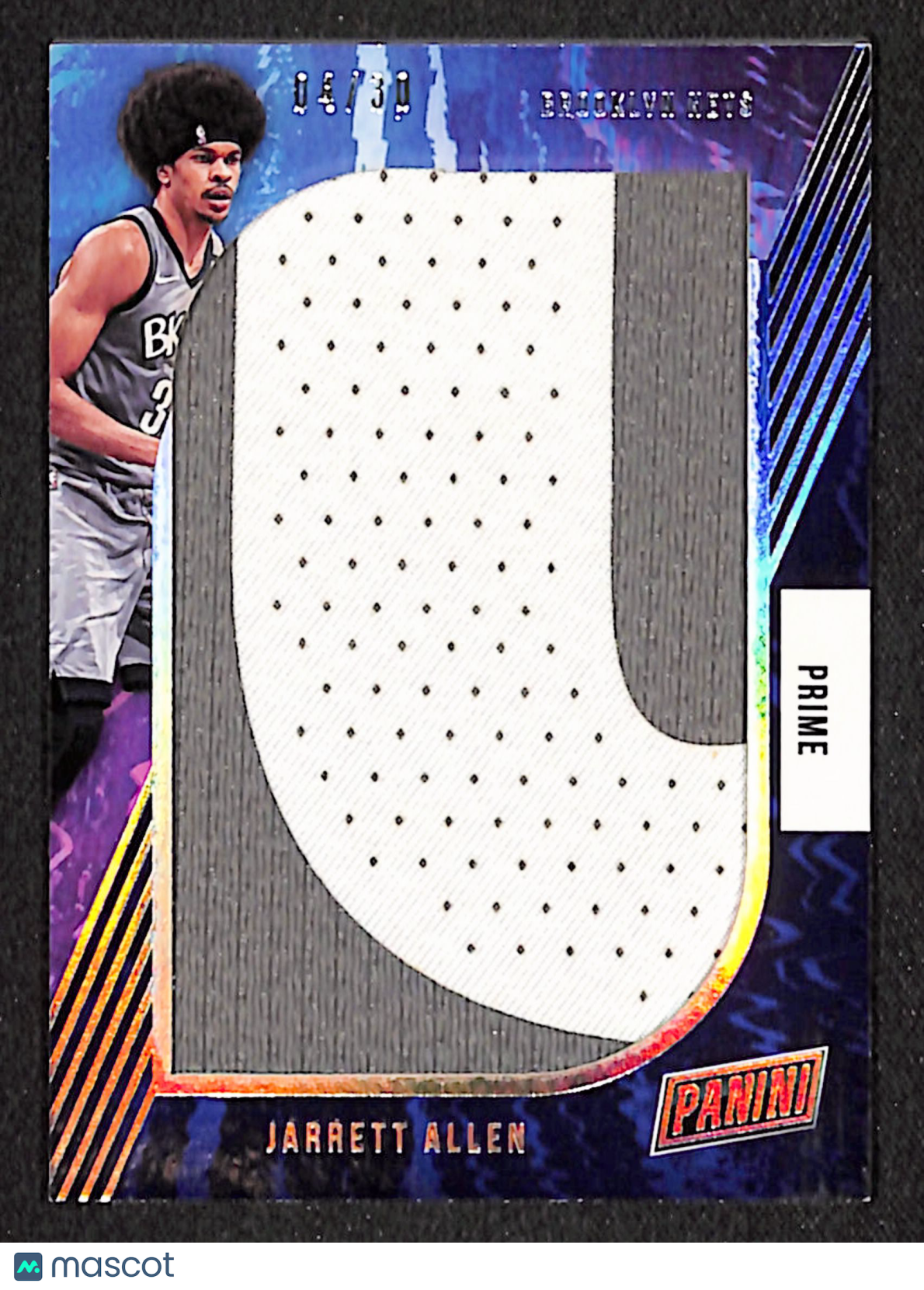 Jarrett Allen 2021-22 Panini NBA Player of the Day Jumbo Materal Prime /30 #JA