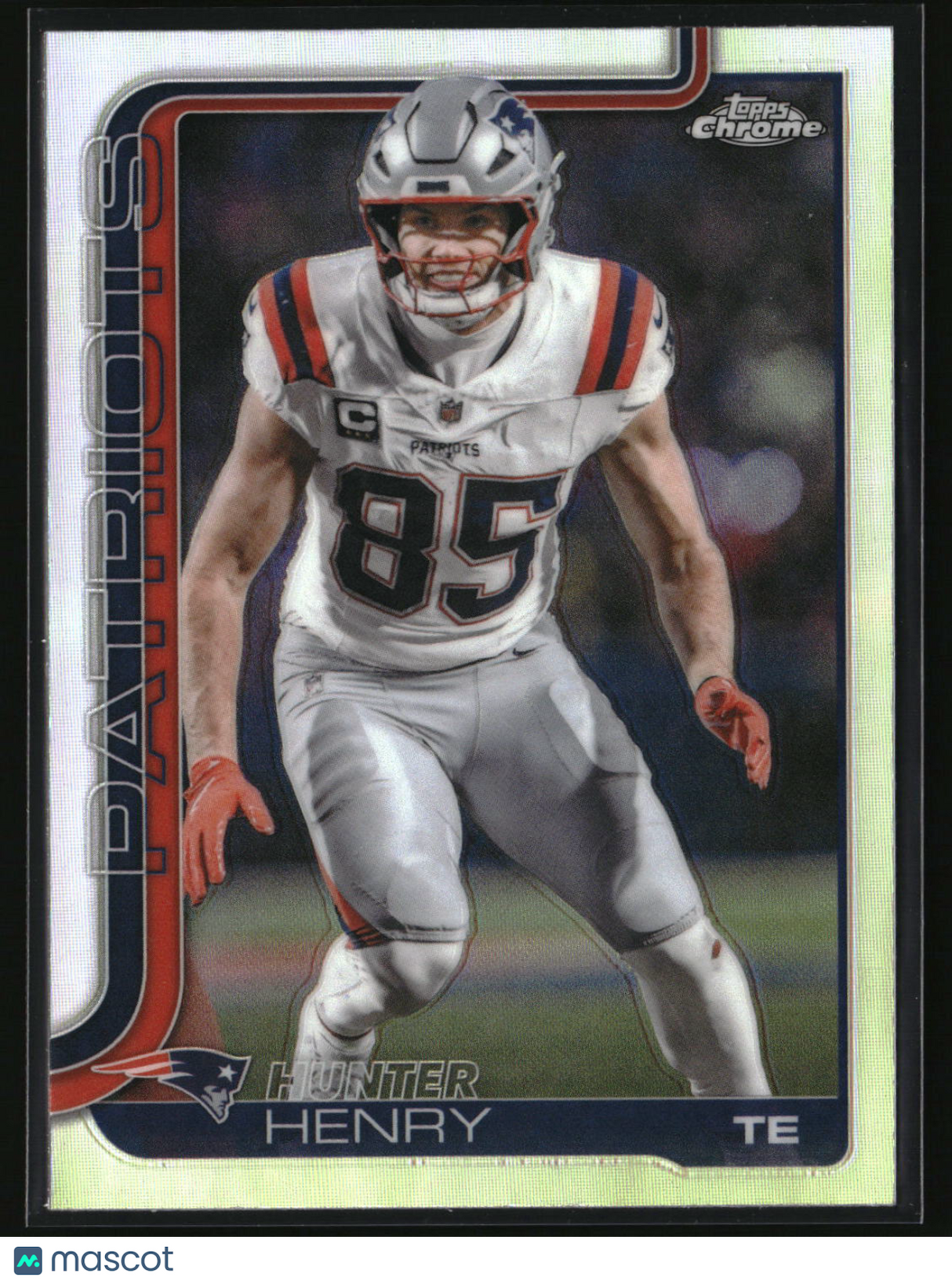 Hunter Henry 2025 Topps Chrome - Topps Refractor #209