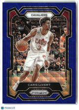 Caris LeVert 2023-24 Panini Prizm Prizms Blue Wave #253