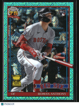 2026 Topps Series 2 Roman Anthony #91C2-45 Aqua Mojo Refractor RC /199