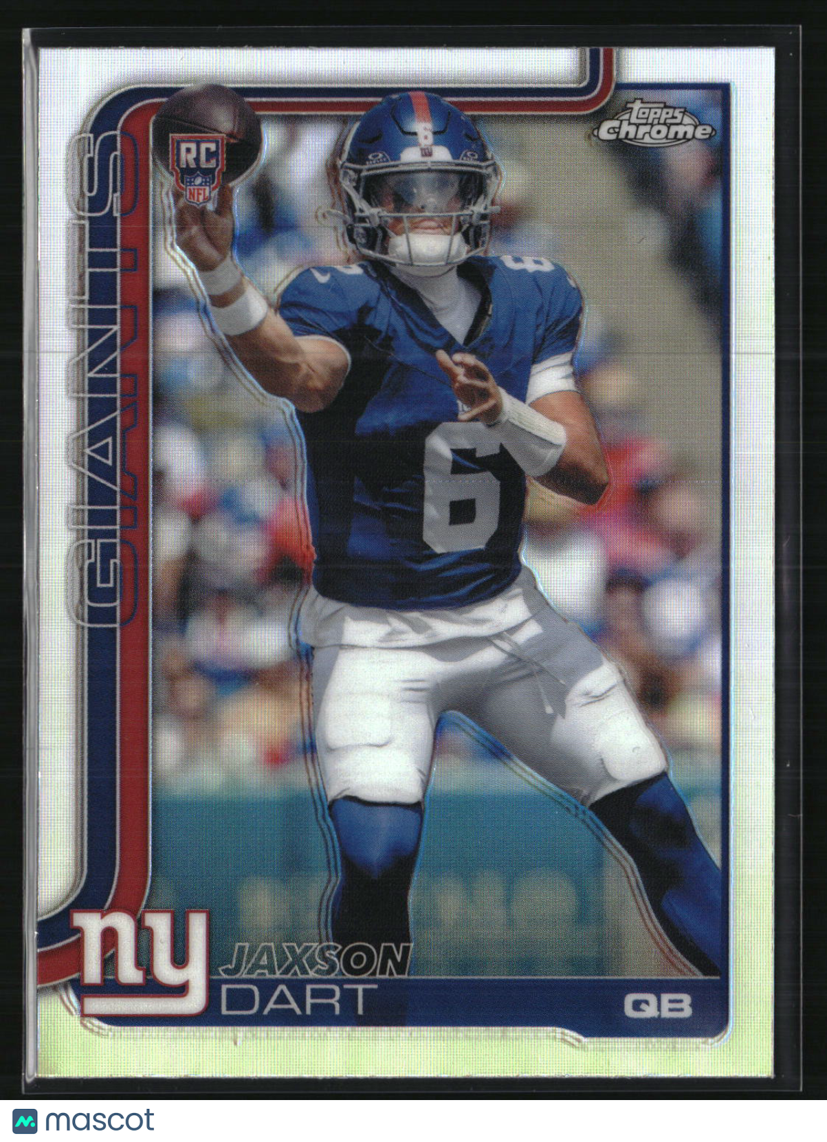 Jaxson Dart 2025 Topps Chrome Refractor #306