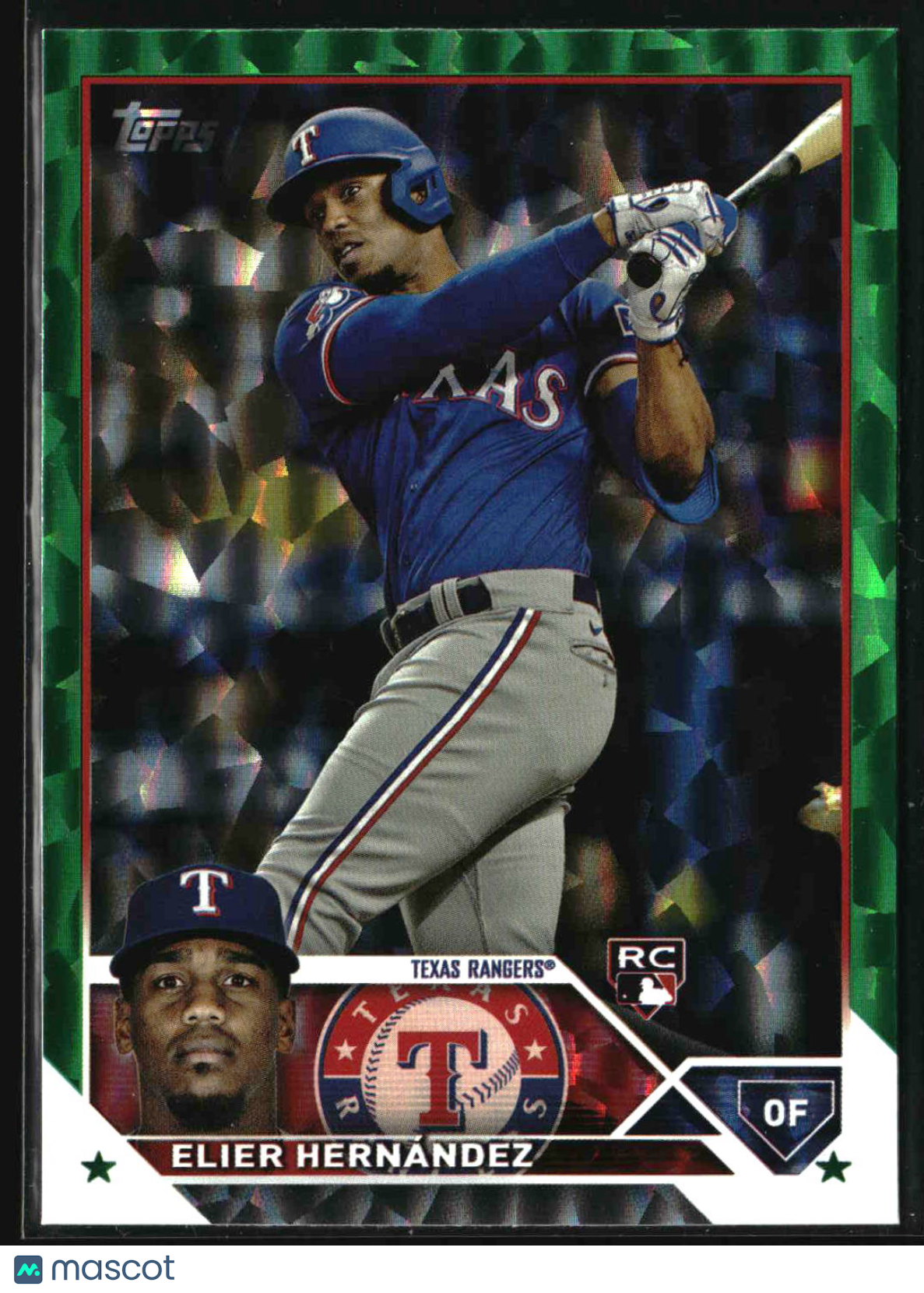 Elier Hern�ndez 2023 Topps Update Green Foil #US304 #/499