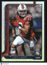 Mack Hollins 2025 Topps Chrome Refractor #206