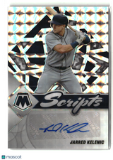 Jarred Kelenic 2022 Panini Mosaic Scripts #SC-JK