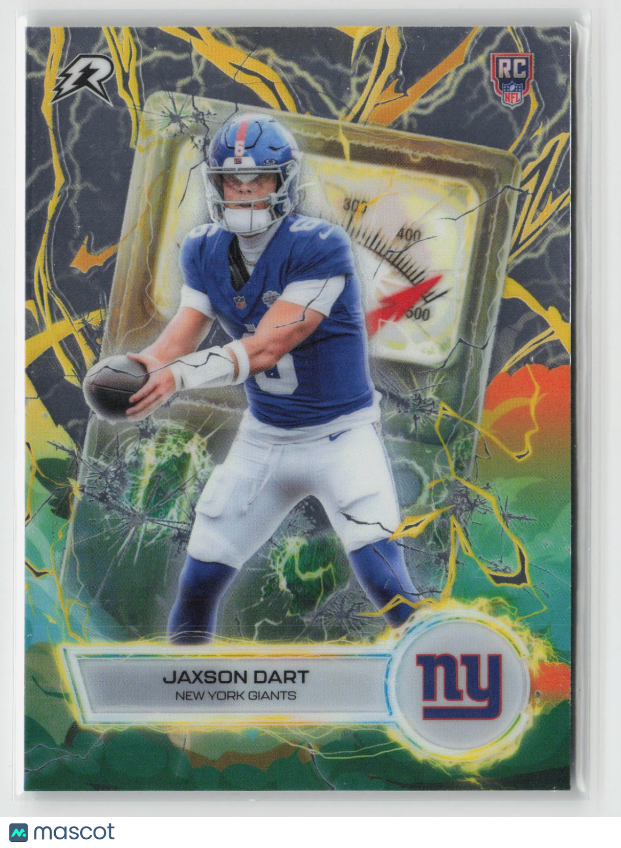Jaxson Dart 2025 Topps Resurgence Voltaic #VT-2