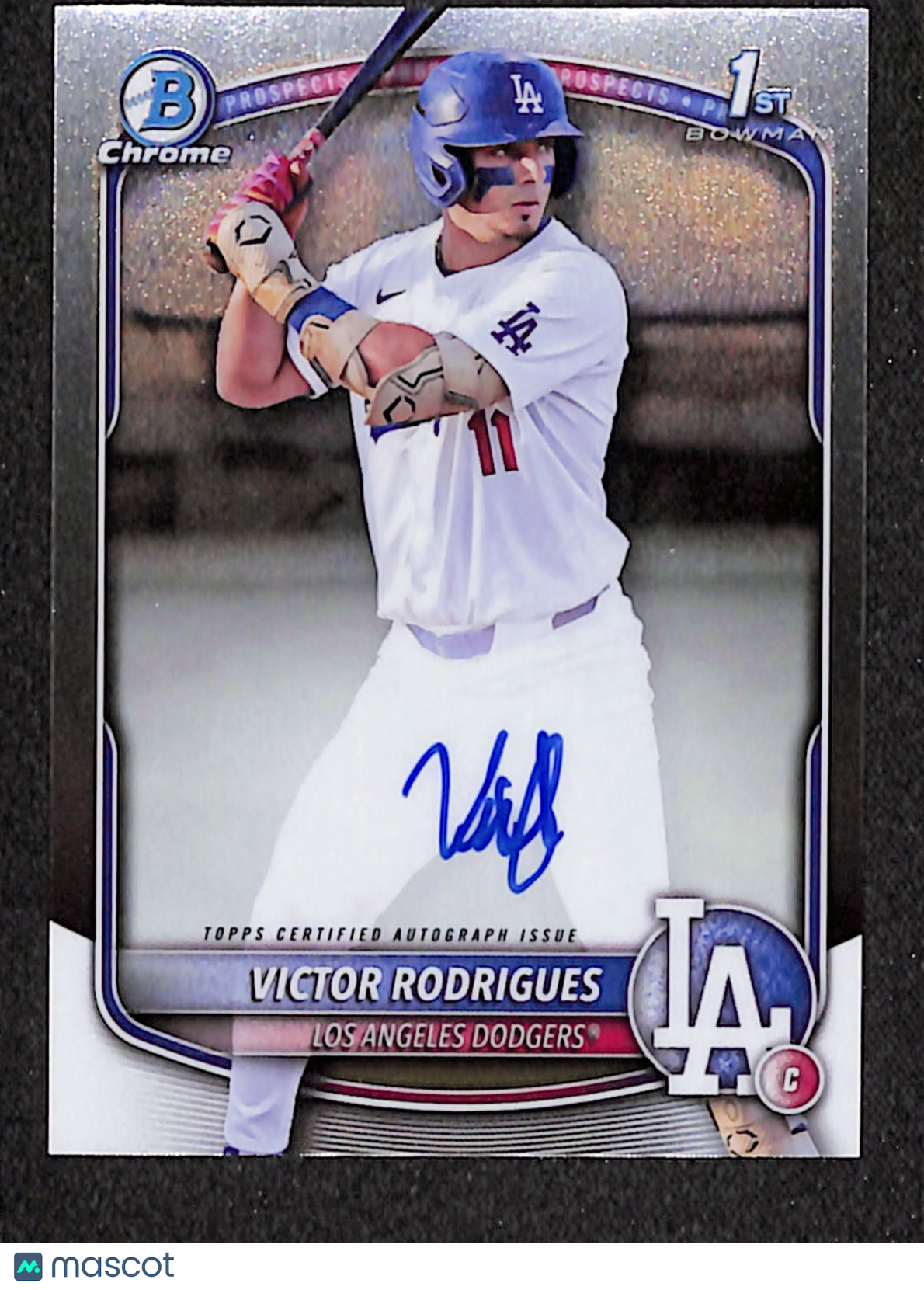Victor Rodrigues 2025 Bowman Chrome Prospect Autographs #CPA-VR