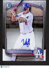 Victor Rodrigues 2025 Bowman Chrome Prospect Autographs #CPA-VR