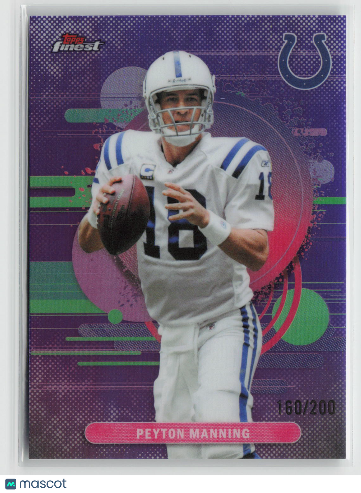 Peyton Manning 2025 Finest Purple Refractor #198