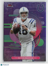Peyton Manning 2025 Finest Purple Refractor #198