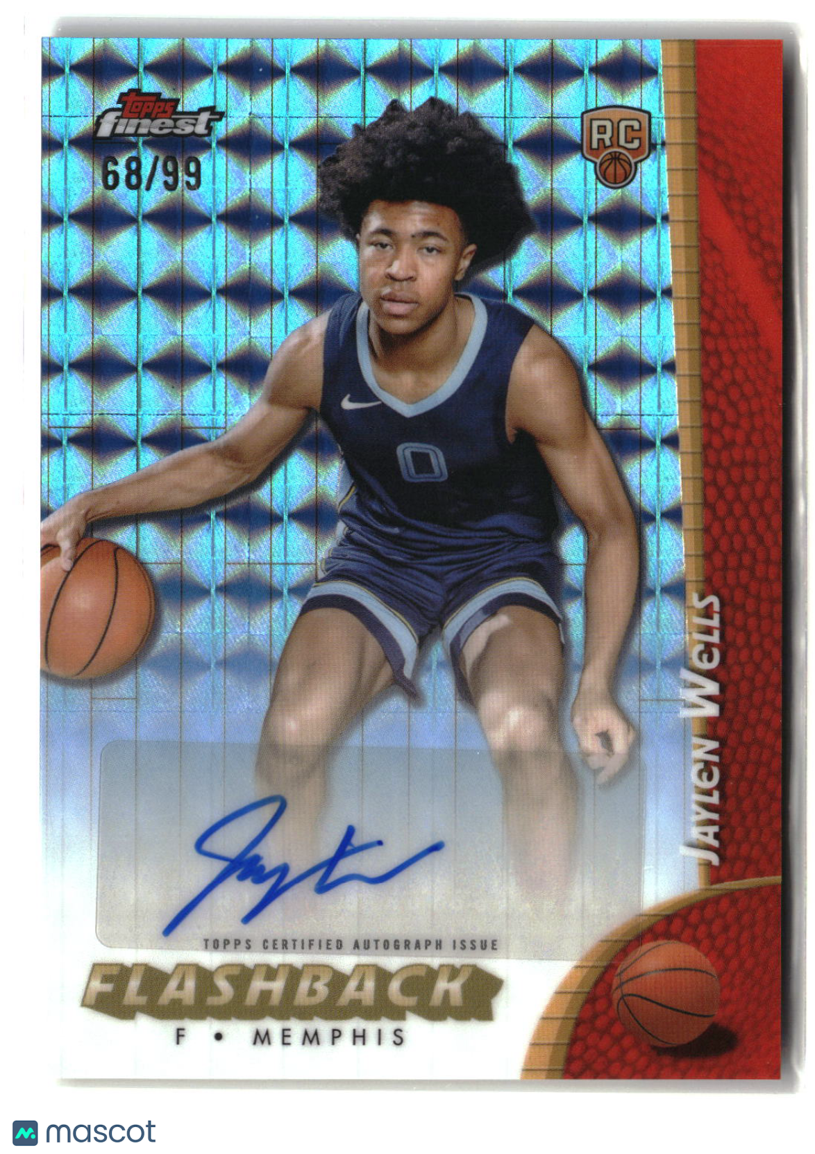 Jaylen Wells 2024-25 Finest Flashback Autographs /99 #FBA-JW