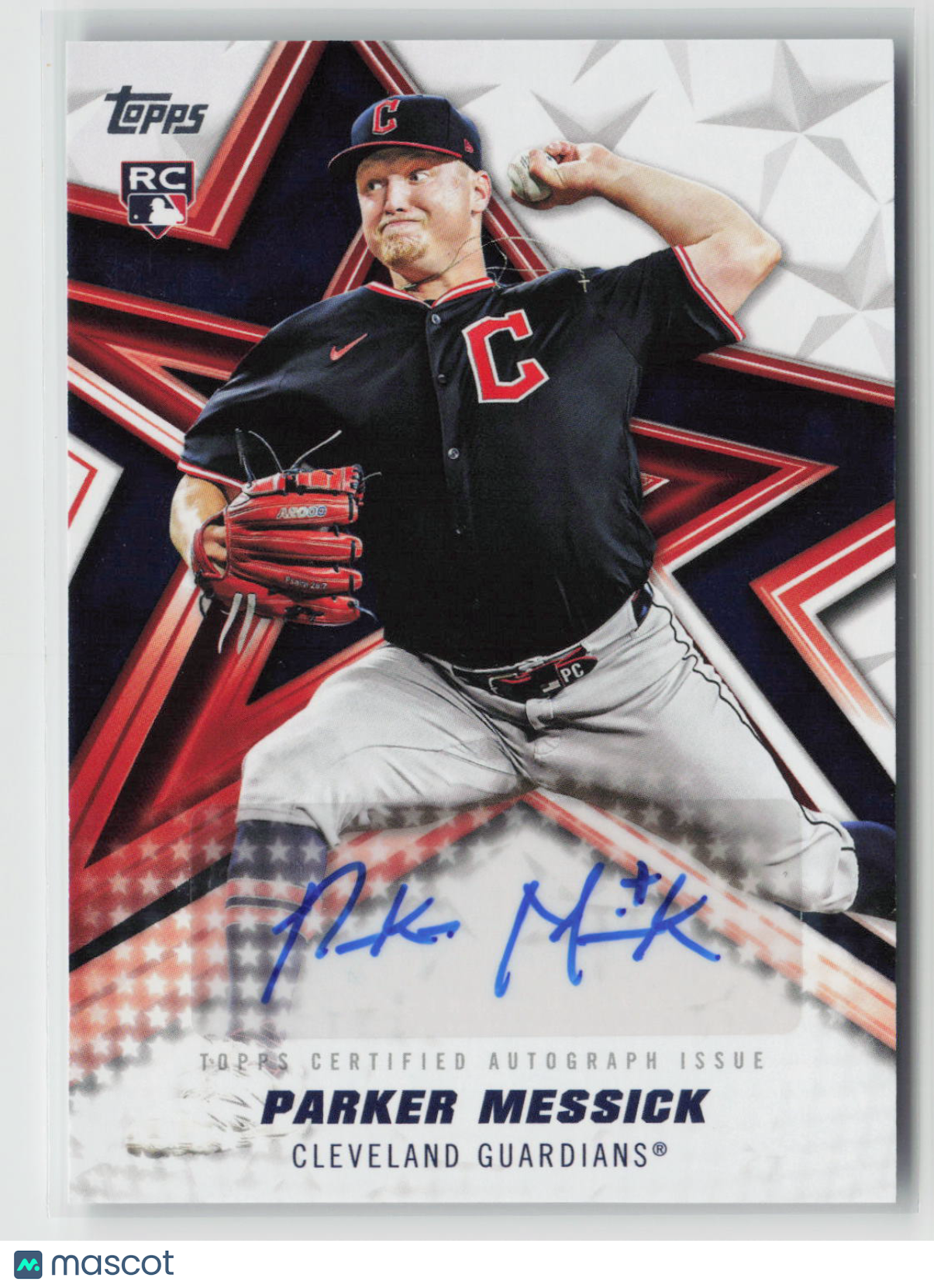 Parker Messick 2026 Topps Baseball Stars Autographs (Series One) #BSA-PM