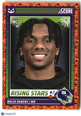 Malik Nabers 2024 Score-A-Treat Rising Stars Orange Pumpkin #37