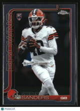 Shedeur Sanders 2025 Topps Chrome Football #315