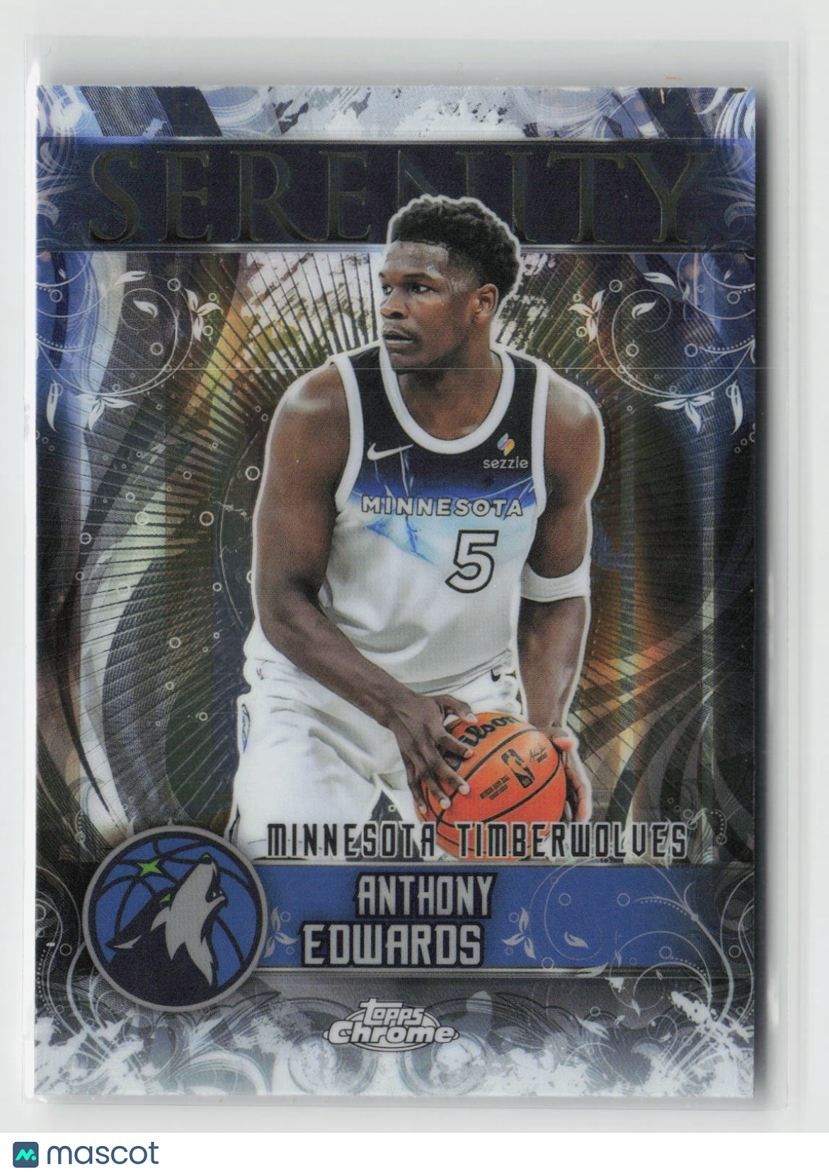 Anthony Edwards 2025-26 Topps Chrome Serenity #SY-4
