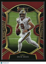 Drew Brees 2020 Panini Select Maroon Prizm #15 #/149