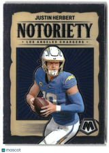 Justin Herbert 2024 Panini Mosaic Notoriety #14