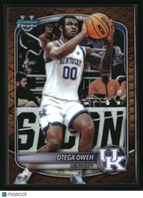 Otega Oweh 2025-26 Bowman Chrome Prospects Reptilian Refractor #BCP-98