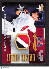 Nolan Fontana 2013 USA Baseball Champions Game Gear Jerseys #18 #/99