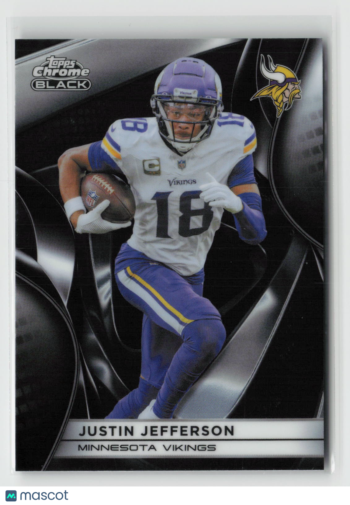 Justin Jefferson 2025 Topps Chrome Black #66