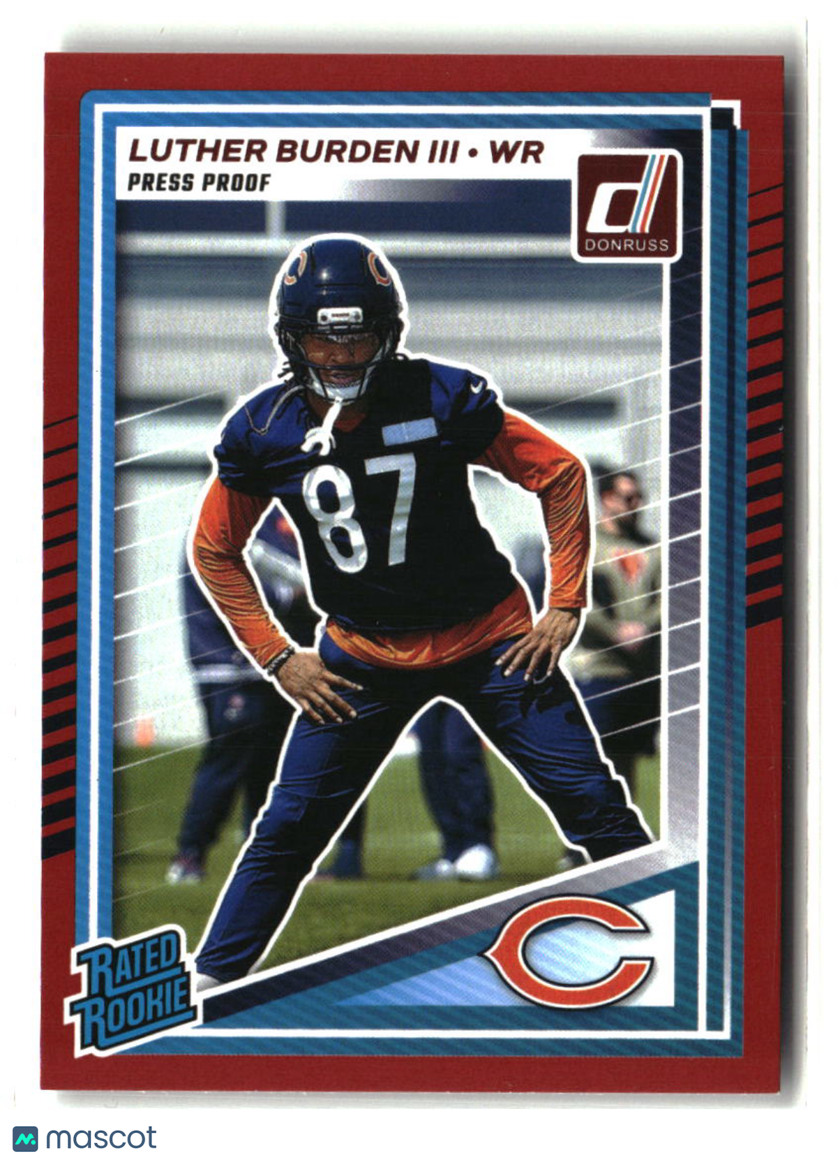 Luther Burden III 2025 Donruss Press Proofs Red #395