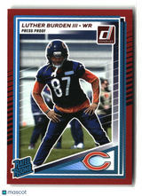 Luther Burden III 2025 Donruss Press Proofs Red #395